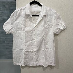 White Men's Button Up Shirt